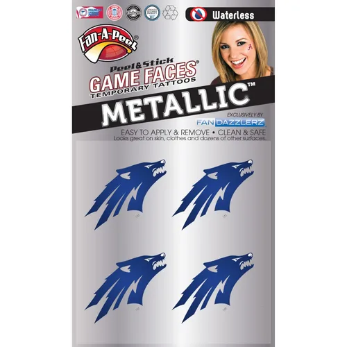 Miniatura 219 de Fan-A-Peel Tatuajes temporales sin agua del estado de Florida, hipoalergénicos, para despegar y pegar, tatuajes temporales impermeables, con Florida