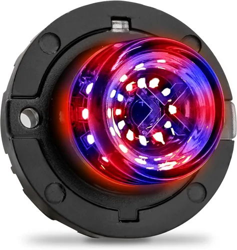 Miniatura 11 de Lamphus SnakeEye III Ámbar 12W LED Luz Estroboscópica Oculta [Montaje Cónico de Faro / Luz Trasera] [Clasificación SAE] Luz de Emergencia