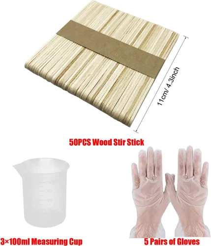 Miniatura 4 de Kit de 37 piezas de suministros de arte acrílico para verter coladores, 7 coladores de pintura de silicona de plástico, kits de herramientas