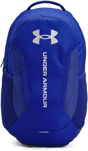 Miniatura 38 de Under Armour Mochila Hustle 6.0 unisex para adultos (002) Negro / Negro / Blanco