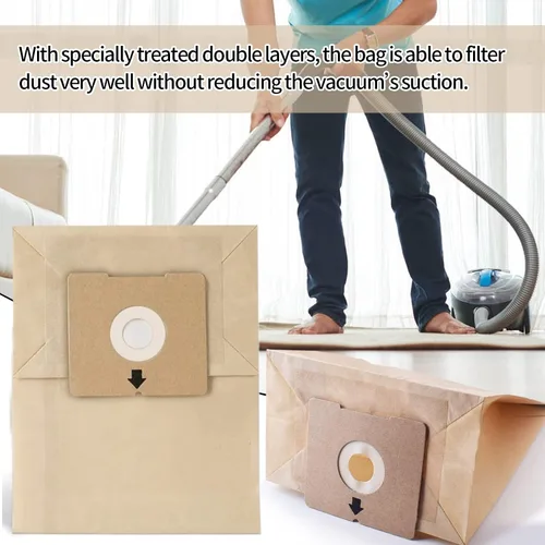 Miniatura 5 de Bolsas de repuesto compatibles con Bissell Zing Vacuum Modelo 4122 Series, 2154A, 2154W, comparado con el número de pieza 2138425, 213-8425