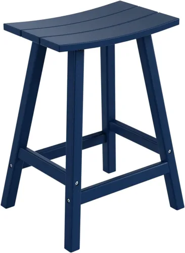 Miniatura 15 de HDPE Laguna Contempo - Taburete de bar de 29", color negro