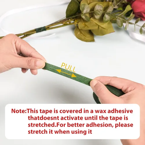 Miniatura 4 de Kit de arreglos florales NESCCI con cinta floral verde y alambre, alambre para tallos florales de calibre 26, alambre floral de calibre 22, alfiler