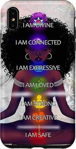 Miniatura 11 de Black Women Chakra Connected Expressive Strong Curly Hair Case for iPhone 17