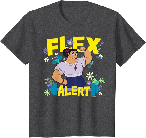 Miniatura 29 de Disney Encanto Luisa Madrigal Flex Alert Camiseta, Negro