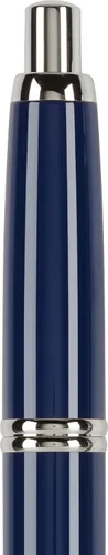 Miniatura 60 de PILOT Vanishing Point Collection - Pluma estilográfica retráctil, color azul carbonesco con detalles de rodio, tinta azul, punta fina (60149)