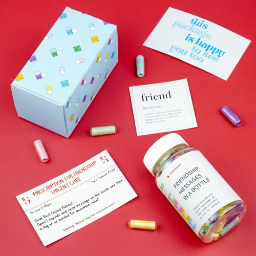 Miniatura 3 de 50 Mensajes de Amistad en Cápsulas en una Botella para Mujeres, Mejores Amigas, Regalos para Hermanas, Mejor Amiga, Regalos de Simpatía, Regalos