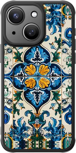 Miniatura 96 de FUNMIKO Funda para iPhone 16 Plus, carga inalámbrica y protección de grado militar, diseño floral moderno para mujeres y niñas, funda antideslizante