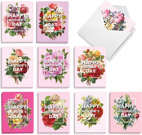 Miniatura 9 de The Best Card Company - Juego de 20 tarjetas para el día de la madre (4 x 5.12 pulgadas), diseño de tarjetas pequeñas TBCC_NH_AM20_SP_MD_G