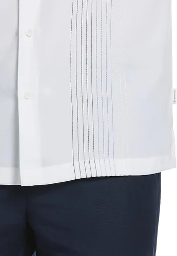 Miniatura 6 de Cubavera Men's Striped Panel Dobby Short Sleeve Button-Down Shirt (Size Small-5x Big & Tall)