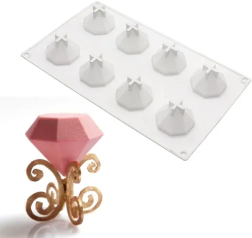 Miniatura 17 de Molde de silicona de cilindro plano para hornear, cubierta de chocolate, galletas, sándwich, muffins, magdalenas, pasteles, pudín, gelatina