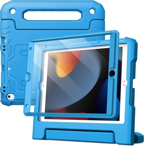 Miniatura 12 de JETech Funda para iPad de 10.2 pulgadas (9ª/8ª/7ª generación, 2021/2020/2019) con protector de pantalla integrado, a prueba de golpes, funda Negro