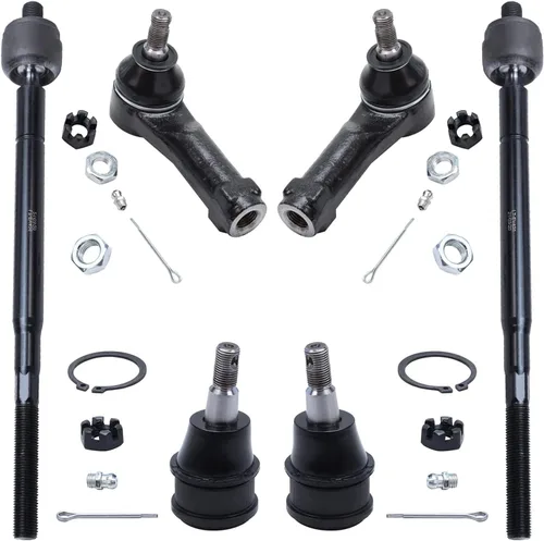 Miniatura 292 de Detroit Axle – Kit de suspensión delantera para Hyundai 2013-2018 Santa Fe 2 enlaces de barra de estabilizador 4 varillas de amarre interiores