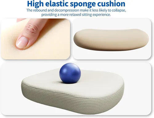 Miniatura 8 de TRALT Silla Ergonómica de Oficina - Silla de Escritorio con Reposacabezas Ajustable Soporte Lumbar Silla de Computadora - Silla Cómoda de Malla