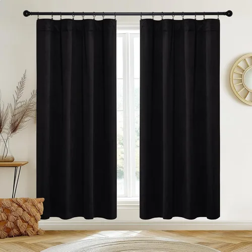 Miniatura 42 de NICETOWN Cortinas blancas extralargas de 144 pulgadas para telón de fondo, cortinas de terciopelo con aislamiento térmico y reducción de ruido