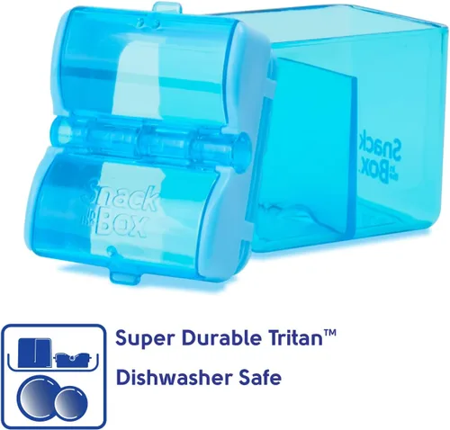 Miniatura 6 de Precidio Design Snack in the Box NUEVO Contenedor de aperitivos reutilizable ecológico amigable con los dedos (azul) 1001BL