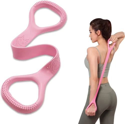 Bandas de resistencia, bandas elásticas de látex natural largas, perfectas para entrenamiento de fuerza, terapia física, yoga, pilates, estiramientos