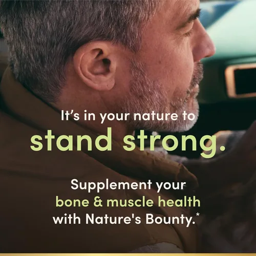 Miniatura 4 de Nature's Bounty Cápsulas de calcio, magnesio y zinc, salud inmunológica y ósea, suplemento diario, 1000 mg de calcio, 400 mg de magnesio, 600 UI