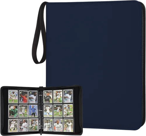 Miniatura 8 de Carpeta para Tarjetas Coleccionables, Carpeta Álbum de Colección de Tarjetas con 540 Bolsillos de Carga Lateral, Carpeta Álbum de 9 Bolsillos