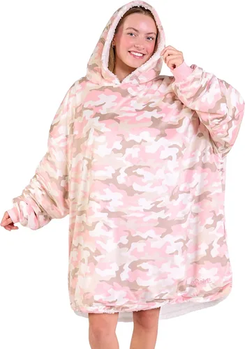 Miniatura 33 de Bare Home B-Cozy - Manta con capucha, para llevar puesta, suave, afelpada, de sherpa, cálida, acogedora, de gran tamaño, disponible en tamaños