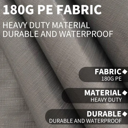 Miniatura 5 de Cobertura de toldo de repuesto para cochera, cubierta superior de repuesto para estructura de cochera de 10' x 20', lona impermeable y protegida