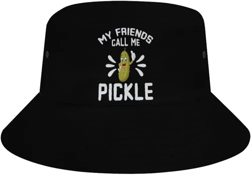 Miniatura 10 de Divertido sombrero de pescador de pepinillos, sombreros de sol de playa para mujeres y hombres, viajes de verano, sombreros de pescador al aire