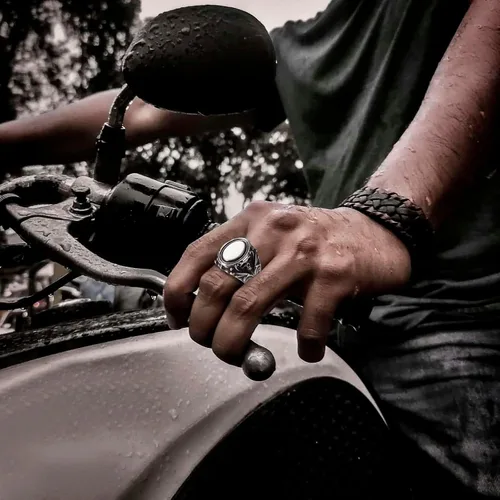 Miniatura 6 de Anillos de calavera para hombre, de acero inoxidable, anillo gótico de motociclista, joyería para hombres y niños, tallas 7-13