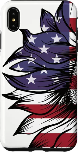 Miniatura 11 de Funda patriótica para iPhone 13 Pro Max USA 4 de julio con diseño de girasol