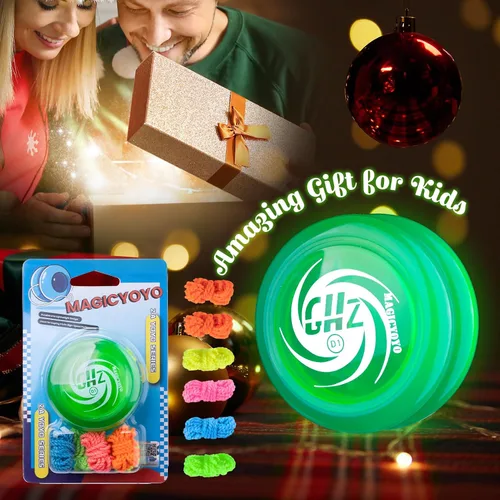 Miniatura 7 de MAGICYOYO Yoyo D1 GHZ Looping Yoyo que brilla en la oscuridad, Yoyo de nivel básico para niños, Yoyo de retorno automático para principiantes, yoyo