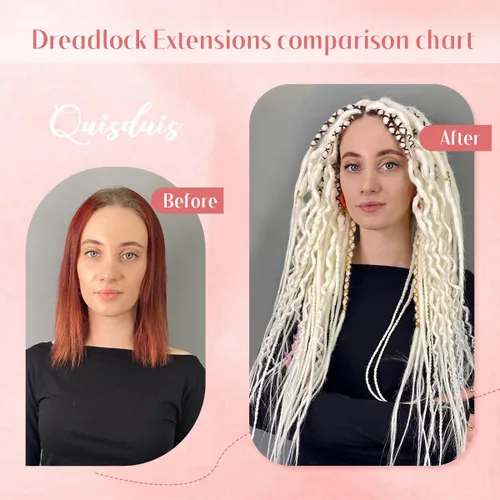 Miniatura 5 de Extensiones de rastas SE de 30 hebras de 30 pulgadas, extensiones de rastas sintéticas mixtas 3 en 1, extensiones de rastas negras rizadas y rectas