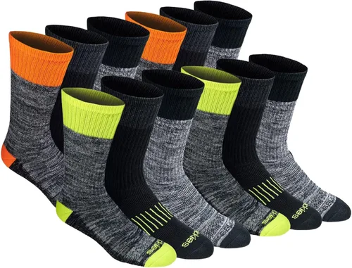 Miniatura 14 de Dickies Men's Dri-tech Original Moisture Control Crew Socks, Available in M-xxl (6, 12, 18 Pairs)