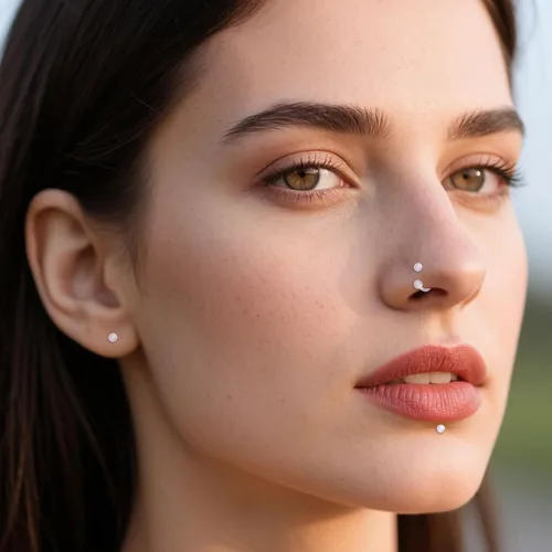 Miniatura 6 de Penitue 38 piezas de retenedores transparentes para piercing, joyería de retención para aretes, pezón, nariz, vientre, lengua, labret, ceja, labio