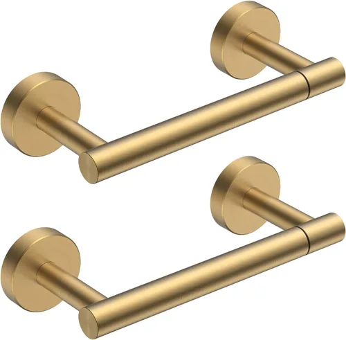 Miniatura 27 de FORIOUS Soporte de Papel Higiénico para Montaje en Pared, Soporte de Rollo de Tejido Giratorio de Doble Poste de Acero Inoxidable Resistente al