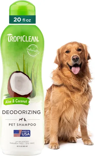 Miniatura 20 de TropiClean - Champús para mascotas fabricados en Estados Unidos, Blanqueamiento, Azul