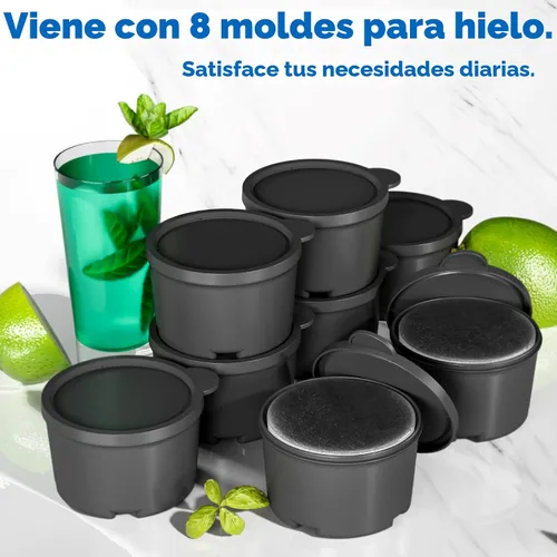 Miniatura 3 de Accesorio para rallar hielo para batidora de pie KitchenAid, máquina de cono de nieve para KitchenAid con 8 moldes para hielo, accesorio de afeitado