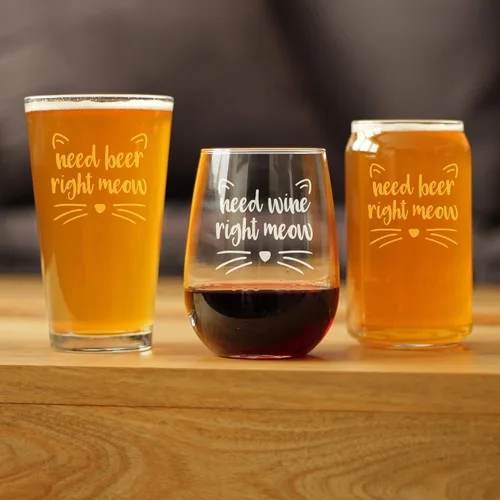 Miniatura 6 de Need Wine Right Meow - Vaso de vino de gato con tapa deslizante, vaso aislado de acero inoxidable sin tallo, regalos divertidos y bonitos