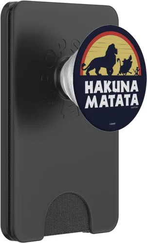 Miniatura 7 de Disney Lion King Simba Timon Pumbaa Hakuna Matata Sunset PopSockets estándar PopGrip