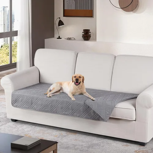 Miniatura 24 de TAOCOCO Funda de cojín de sofá 100% impermeable reversible, funda de asiento de sofá para perros y mascotas, funda de sofá biplaza para sofá