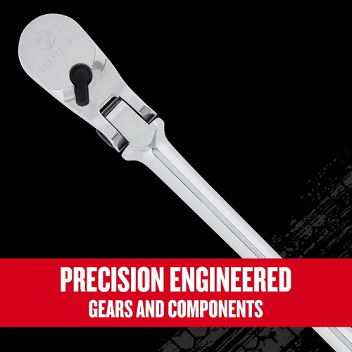 Miniatura 8 de Llave de trinquete CRAFTSMAN V-SERIES, mando de 3/8 pulgadas, 96 dientes, cabeza flexible XL (CMMT86323V)