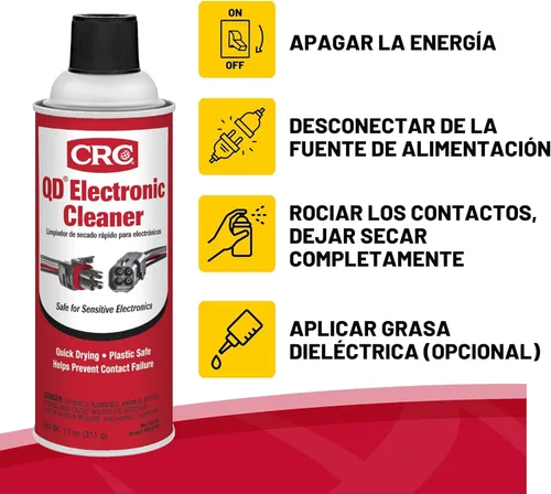 Miniatura 7 de CRC 5103, limpiador de electrónica de Secado rápido - 11 onzas