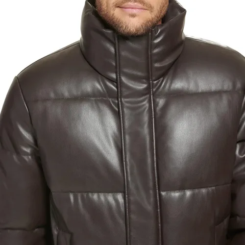 Miniatura 5 de Calvin Klein Acolchado clásico de piel sintética para hombre