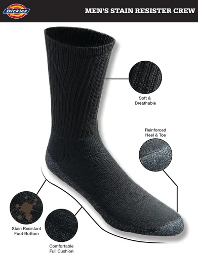 Miniatura 10 de Dickies - Calcetines acolchados para hombre (6/12 unidades)