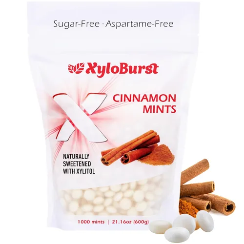 Miniatura 7 de XyloBurst - Mentas de Xilitol Menta para aliento fresco sin azúcar para la salud oral Sin gluten, veganas, aptas para keto Mentas libres