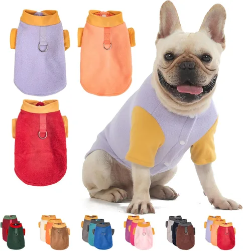 Miniatura 22 de FabriCastle Suéteres pequeños para perros, paquete de 3 prendas para perros y gatos, chaquetas suaves y cálidas para perros XXS XS S y S, disfraces