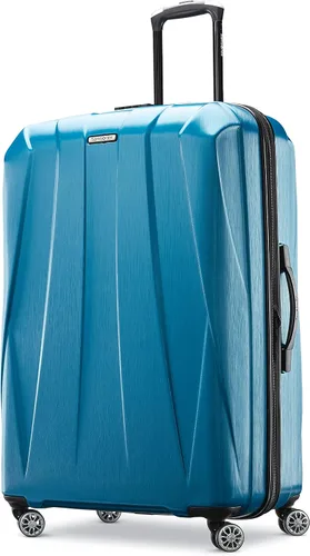 Miniatura 11 de Samsonite Centric 2 Set de maletas rígidas expandibles con ruedas giratorias dobles, Azul Caribe, Juego de 2 piezas (equipaje de mano/grande)