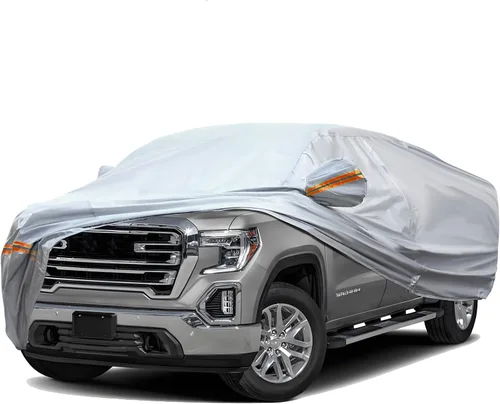 Miniatura 37 de TUCAREST - Funda de auto completa de 6 capas de alta calidad, diseño de cremallera de carcasa dura, impermeable, resistente a la intemperie