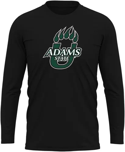 Miniatura 87 de Camisa deportiva de manga larga oficial de la NCAA Collegiate para hombre, colección negra con logotipo primario