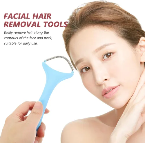 Miniatura 3 de 2pcs Facial Threading Hair Removal Manual Epilator for Women Portable Facial Hair Remover Spring Epilator Tool Suitable for Sensitive Skin and