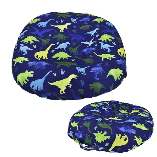 Miniatura 8 de Funda para tumbona de dinosaurio, color azul, transpirable y reutilizable, extraíble, para recién nacido, ajuste cómodo para bebé infantil (niño)