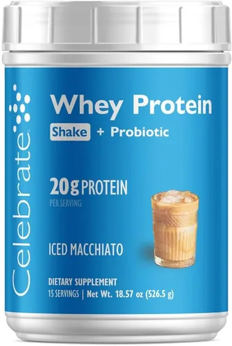 Miniatura 8 de Celebrate Vitamins Rebuild Proteína en polvo con probióticos y prebióticos, 0.71 onzas de proteína aislada de suero de leche, alta fibra